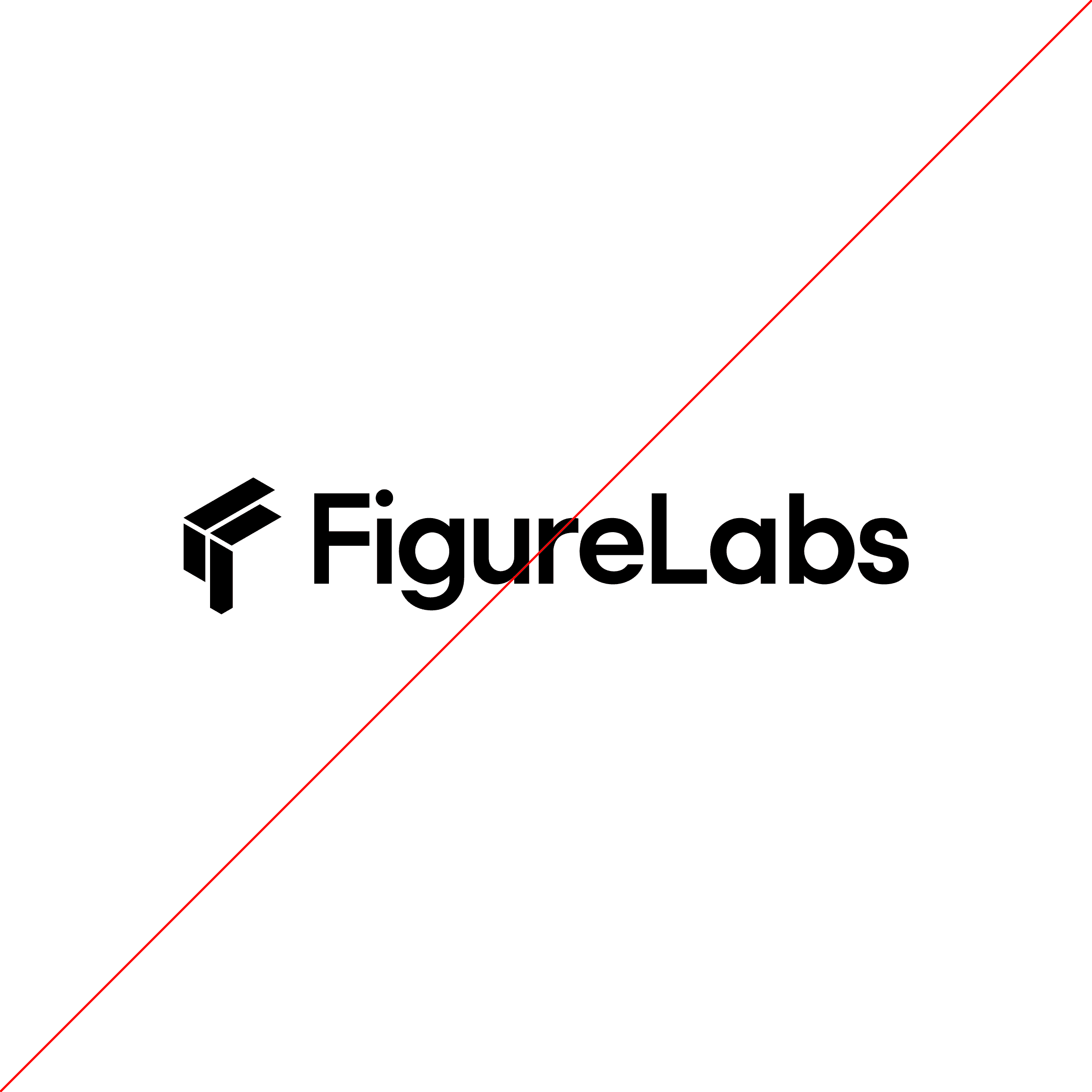 Incorrect FigureLabs wordmark usage: Do not place the symbol next to the wordmark. The wordmark should stand alone.