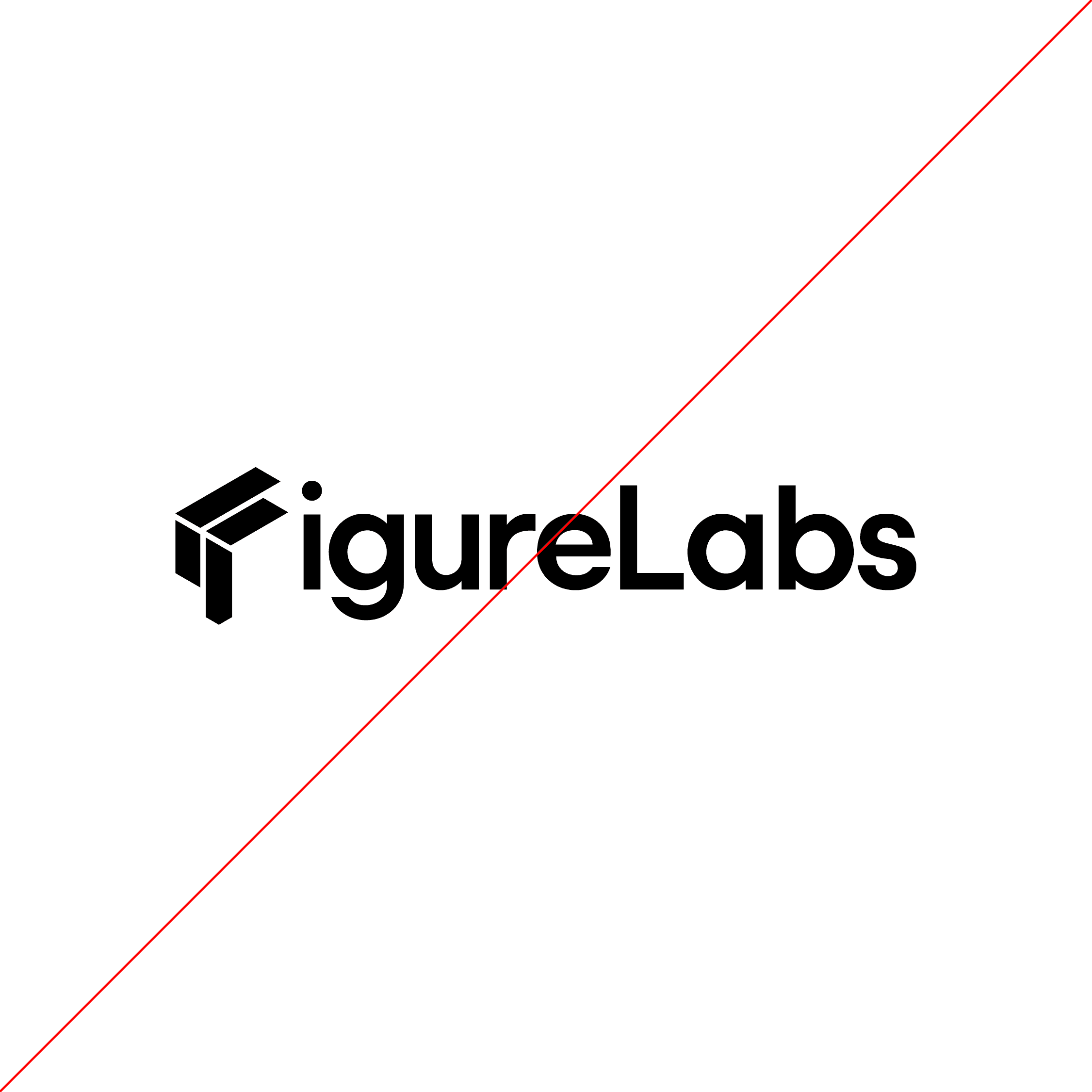 Incorrect FigureLabs wordmark usage: Do not replace the "F" in the wordmark with the symbol.