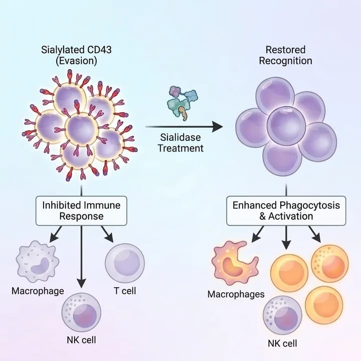 Immune response scientific illustration